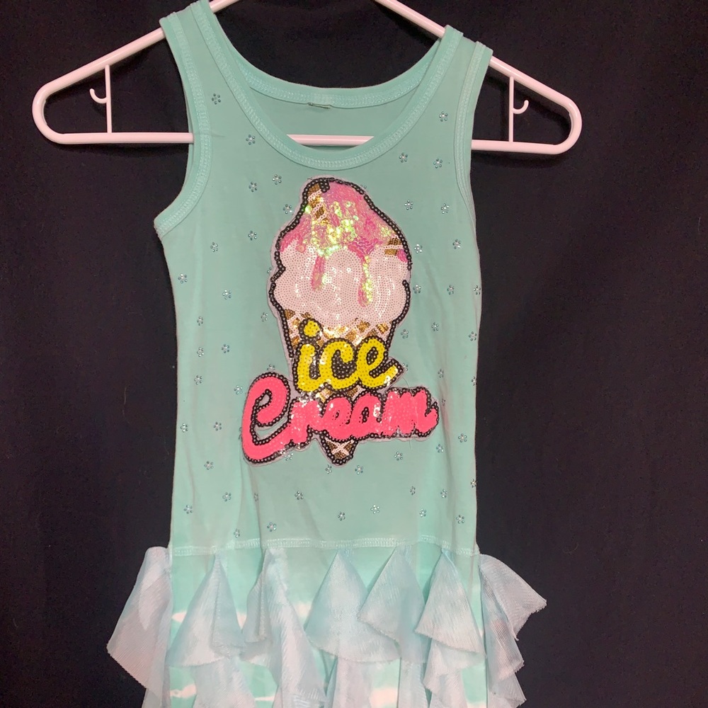 Boutique one of a kind ice cream dress size 7/8